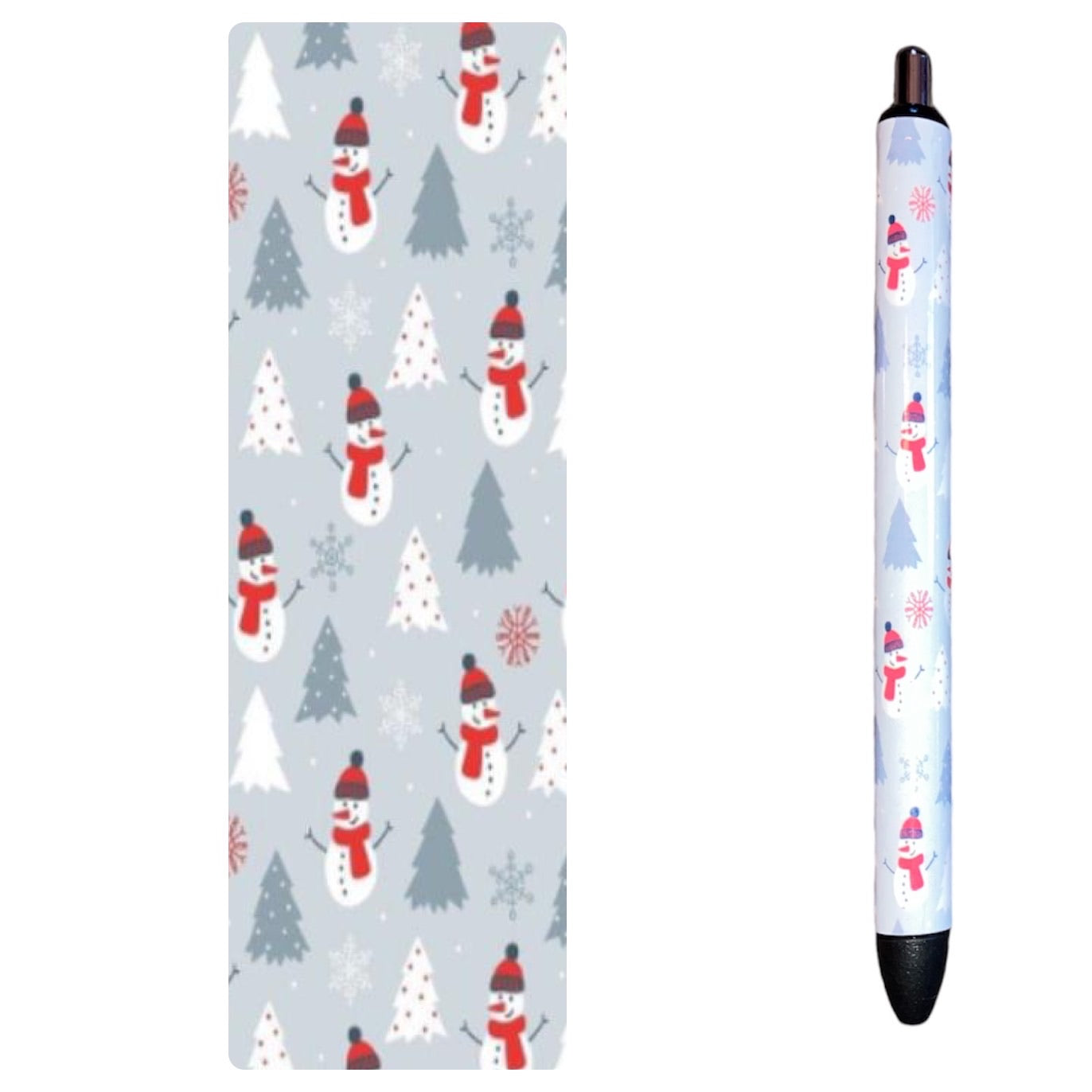 Winter Snowman Pen With 1 Refill