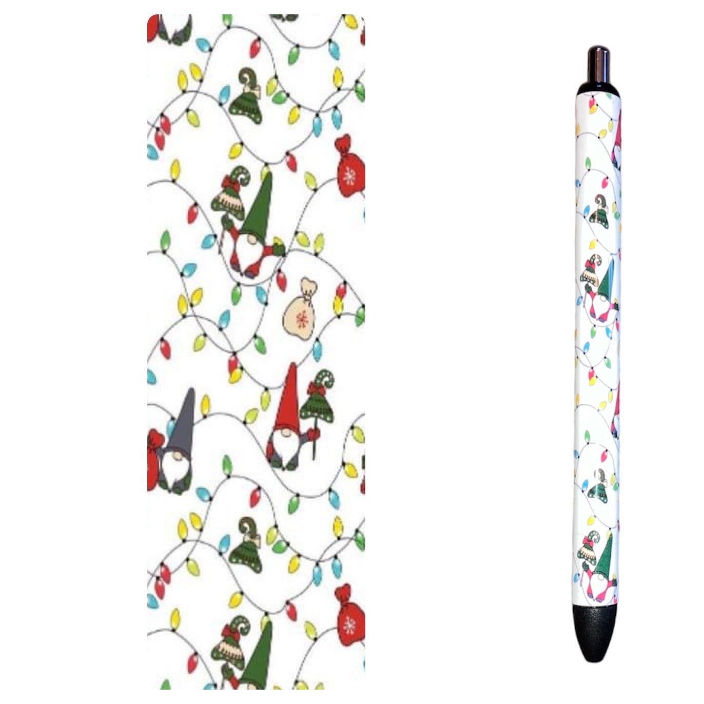 Winter Gnomes & Lights Pen With 1 Refill