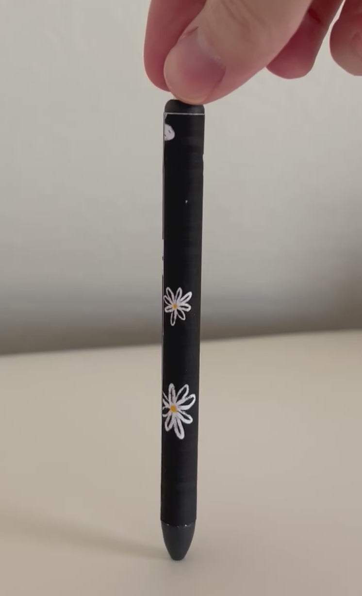 Video of chalk flower pen spinning 